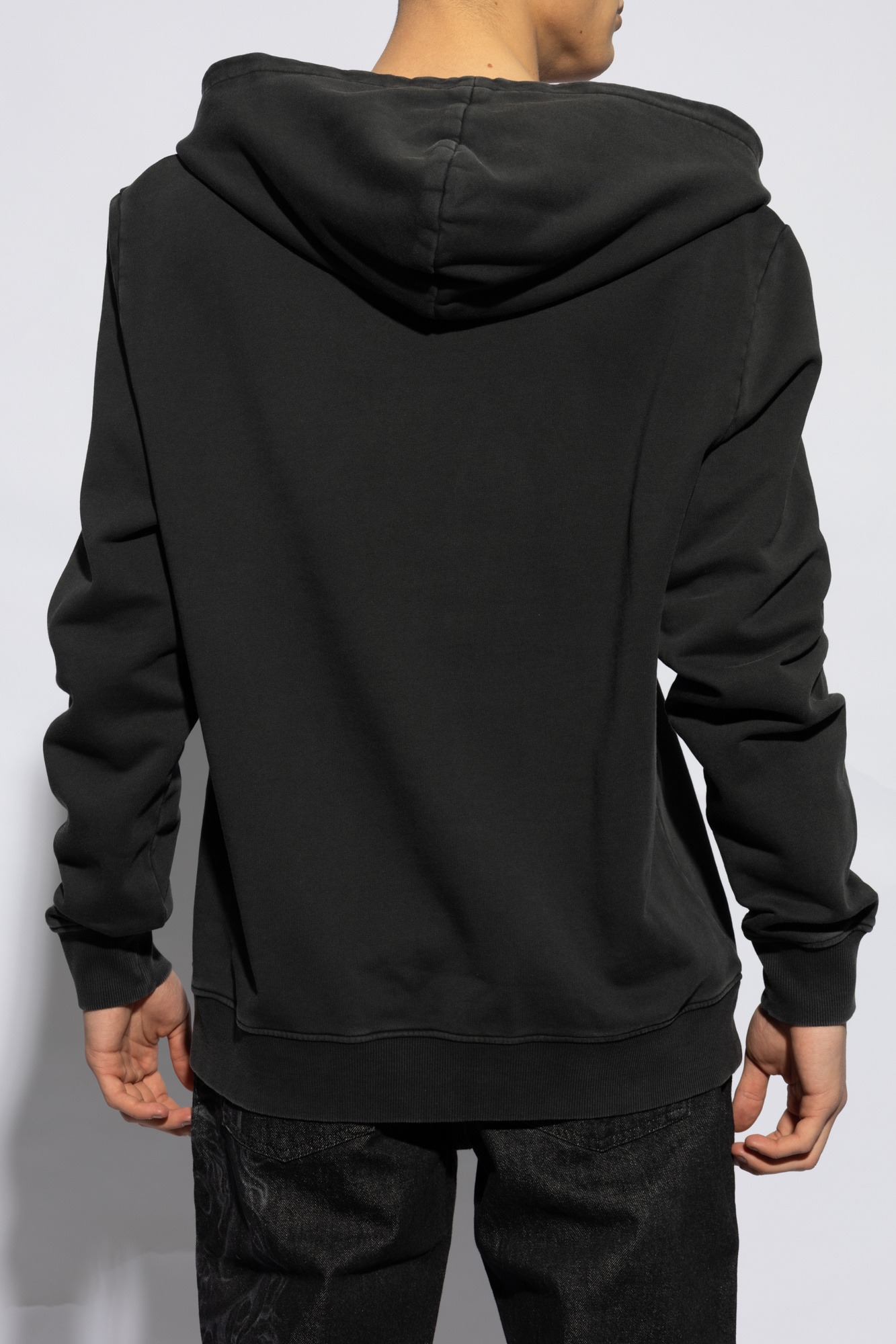 トップス balmain hood sweater Printed Balmain Paris hoodie white white - Men | BALMAIN